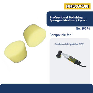 [EZM.2600624] PROXXON 29094 BUSA POLES POLISHING SPONGE, MEDIUM, 2 PCS