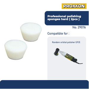 [EZM.2600634] PROXXON 29076 BUSA POLES PROF. POLISHING SPONGES, HARD, 2 PCS