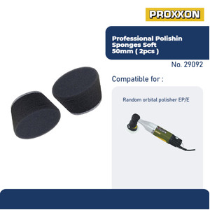 [EZM.2600638] PROXXON 29092 BUSA POLES POLISHING SPONGE O 50 MM, SOFT, 2 PCS