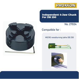 [EZM.2601556] PROXXON 27024 CHUCK BUBUT INDEPENDENT 4-JAW CHUCK FOR DB 250