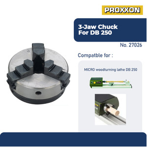 [EZM.2601559] PROXXON 27026 CHUCK BUBUT 3-JAW CHUCK FOR LATHE DB 250