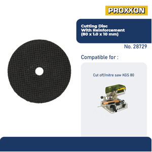 [EZM.2600679] PROXXON 28729 MATA BATU GERINDA POTONG MINI CUTTING DISC 80X1X10MM