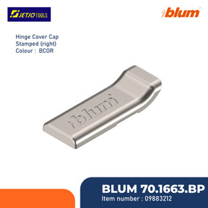 [EZM.2600728] BLUM COVER CAP ENGSEL SENDOK 70.1663.BP HINGE COVER CAP (RIGHT) BCOR