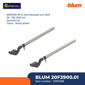 [EZM.2601573] BLUM ENGSEL PEGASHIDROLIK 20F3900.01 AVENTOS HF W39 SET CH=760-1040MM