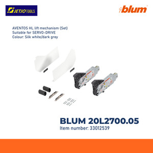 BLUM ENGSEL LIFT UP 20L2700.06 AVENTOS HL LIFT UP MECHANISM SET WHITE
