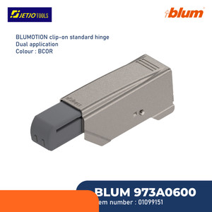 [EZM.2600788] BLUM DUMPER ENGSEL BLUMOTION CLIP-ON 973A0600 STANDARD HINGE IN DUAL