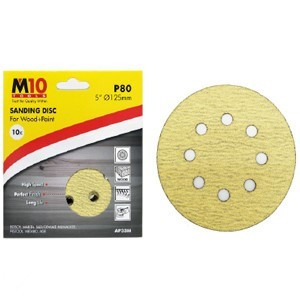 [EZM.2600978] SANDING AMPLAS BULAT SANDING DISC HOOK IT/ VELCRO TYPE [120GRIT-PCS]