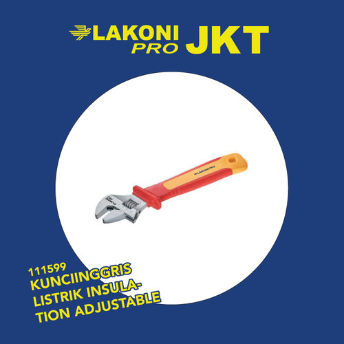 [EZM.2601119] 111599 LAKONI PRO KUNCI INGGRIS LISTRIK INSULATION WRENCH 12"