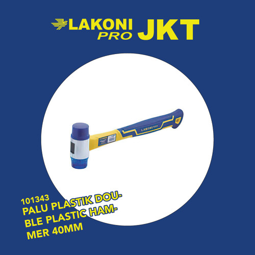 [EZM.2601976] 101343 LAKONI PRO PALU PLASTIK DOUBLE PLASTIC HAMMER 40mm