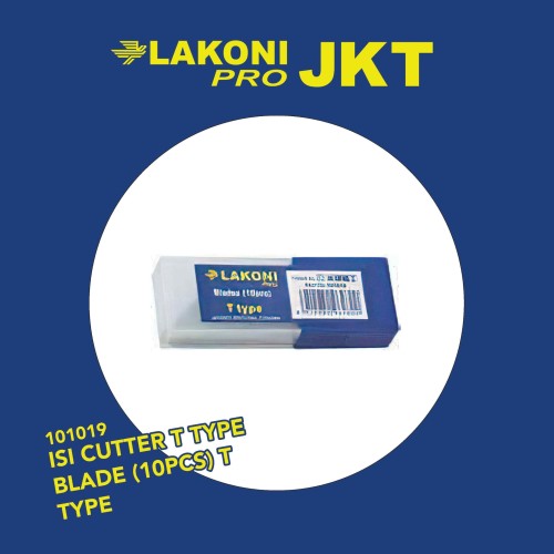 [EZM.2602277] 101019 LAKONI PRO ISI CUTTER T TYPE BLADE (10PCS) T TYPE