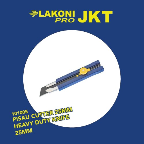 [EZM.2602289] 101005 LAKONI PRO PISAU CUTTER 25MM HEAVY DUTY KNIFE 25mm