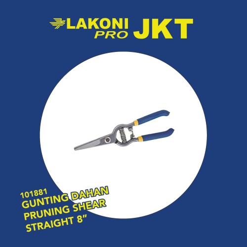 [EZM.2601461] 101881 LAKONI PRO GUNTING DAHAN PRUNING SHEAR STRAIGHT 8"