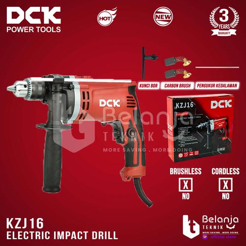 [EZM.3505564] DCK Mesin Bor Tangan Tembok 16MM KZJ16 Impact Drill 710 Watt 16 MM KZJ 16