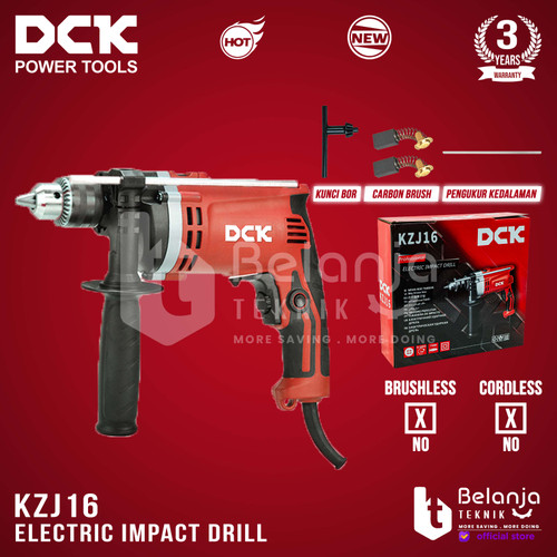 [EZM.3505564] DCK Mesin Bor Tangan Tembok 16MM KZJ16 Impact Drill 710 Watt 16 MM KZJ 16