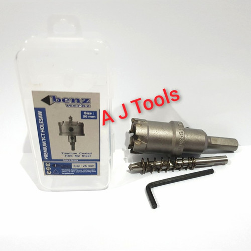 [EZM.3505573] Benz Mata Bor Holesaw TCT 26mm Mata Bor Plong Besi 26 MM Pelubang Besi
