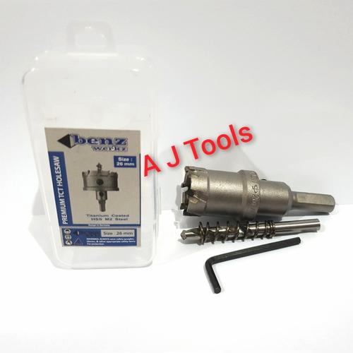 [EZM.3505573] Benz Mata Bor Holesaw TCT 26mm Mata Bor Plong Besi 26 MM Pelubang Besi