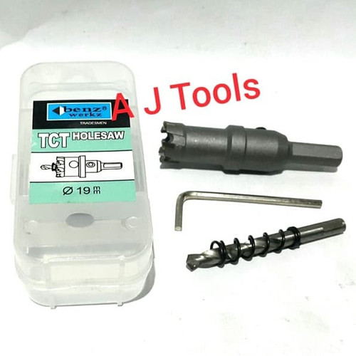 [EZM.3500625] Benz Mata Bor Holesaw TCT 19mm Mata Bor Plong Besi 19 MM Pelubang Besi