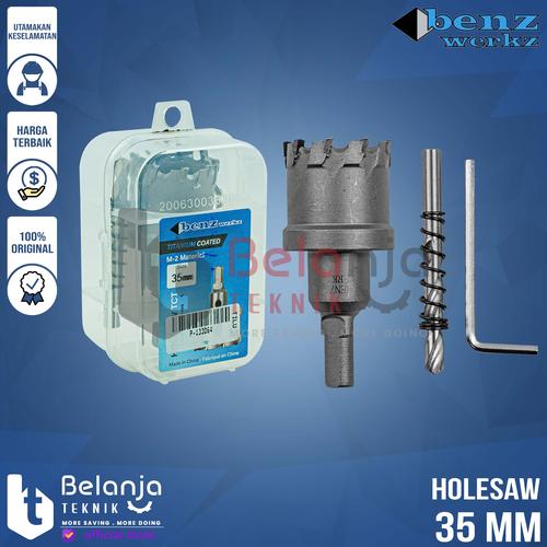 [EZM.3500626] Benz Mata Bor Holesaw TCT 35 MM Mata Bor Plong Metal Besi Hole Saw