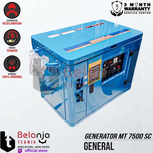 [EZM.3500652] General Generator MT 7500 SC Silent Genset Bensin 5500 Watt