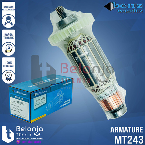 [EZM.3505590] Benz Armature MT 243 Armatur Rotor Maktec Angker Mesin Cut Off MT 243