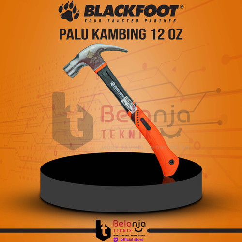[EZM.3505605] Blackfoot Palu Kambing Heavy Duty 12 Oz Claw Hammer 12oz Paku Beton
