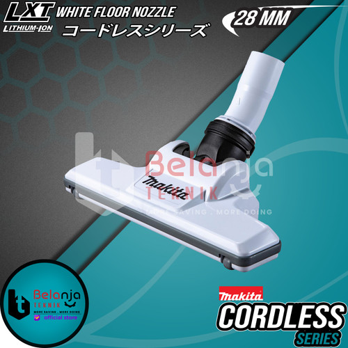 [EZM.3500685] Makita White Floor Nozzle 28MM Kepala Vacuum Cleaner Penyedot Debu 40V