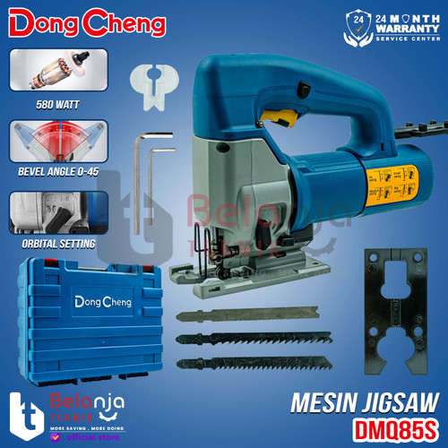 [EZM.3500703] Dongcheng Mesin Gergaji Jigsaw Listrik DMQ85S Jigsaw 580 Watt 85MM