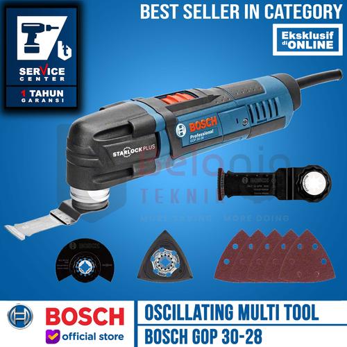 [EZM.3500713] Bosch Oscillating Multi Tool GOP 30-28 Mesin Oskilasi Listrik 300 Watt