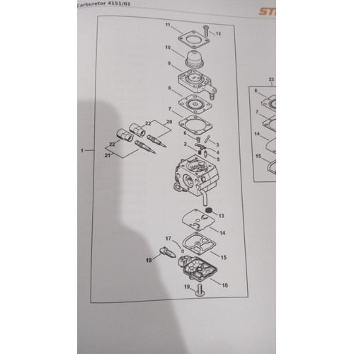 [EZM.3505639] Stihl Pump Primer Potong Rumput Karet Pelampung Karburator FS 230