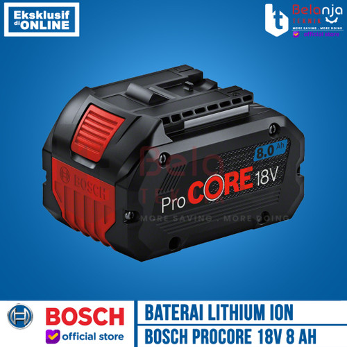 [EZM.3500749] Bosch Battery Cordless ProCORE 18V 8 Ah 18 Volt Baterai Lithium Ion