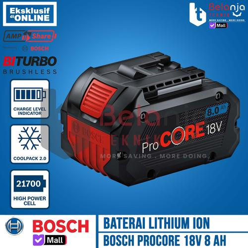 [EZM.3500749] Bosch Battery Cordless ProCORE 18V 8 Ah 18 Volt Baterai Lithium Ion