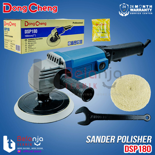 [EZM.3505646] Dongcheng Mesin Poles Mobil DSP180 Polisher DSP 180 750W 7" In