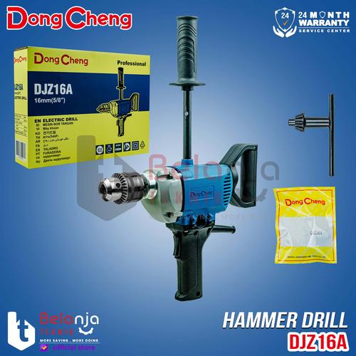 [EZM.3500759] Dongcheng Hammer Drill DJZ16A Mesin Bor Tangan Listrik 800W 16MM