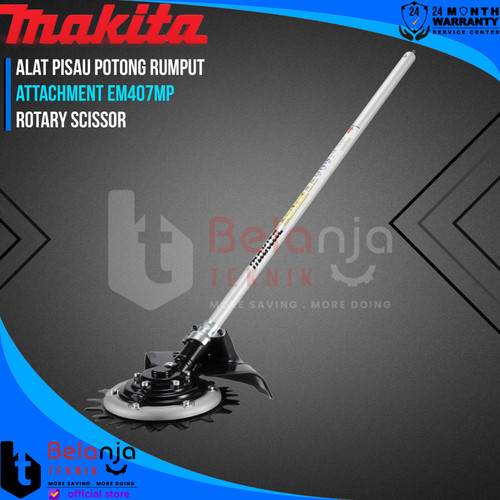 [EZM.3500766] Makita Rotary Scissor Attachment EM407MP Alat Pisau Potong Rumput