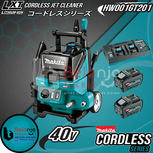 [EZM.3500770] Makita Jet Cleaner Cordless HW001GT201 High Pressure Mesin Cuci 40V
