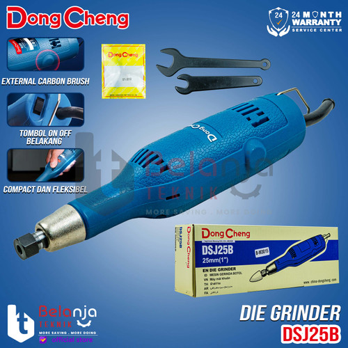 [EZM.3500778] Dongcheng Mesin Gerinda Botol Listrik DSJ25B Die Grinder 400 Watt 25mm