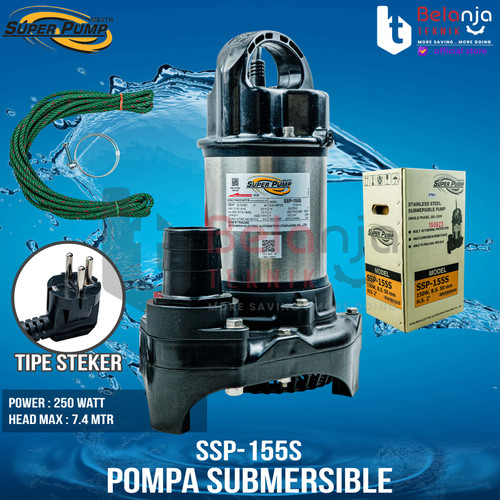 [EZM.3505659] Mitsubishi Pompa Celup SSP-155S Pompa Celup Enerforce Superpump