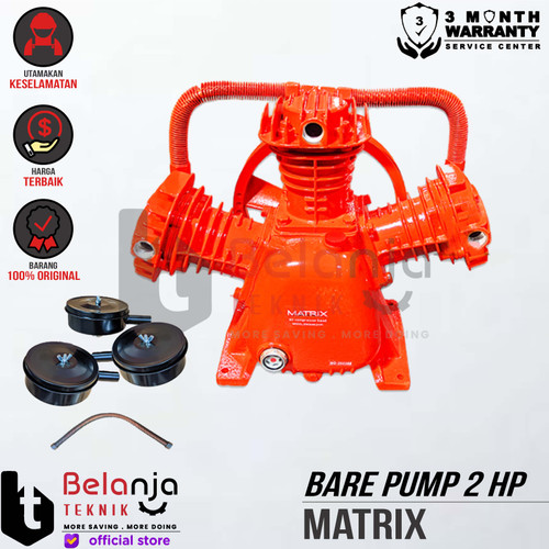 [EZM.3505660] Matrix Bare Pump Compressor DW3065 Kepala Kompressor Angin 2HP