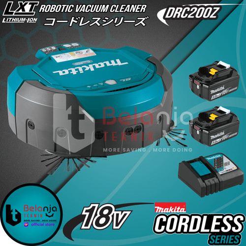 [EZM.3500792] Makita Cordless Robotic Vacuum Cleaner DRC200Z Penghisap Debu 2.5L Set