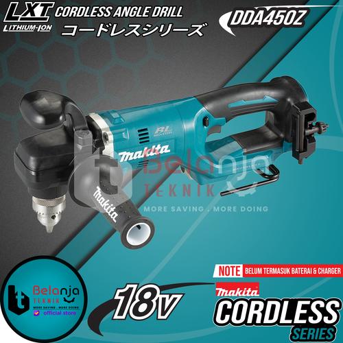 [EZM.3500798] Makita Cordless Angle Drill DDA450Z Mesin Bor Sudut Baterai 13MM 18V