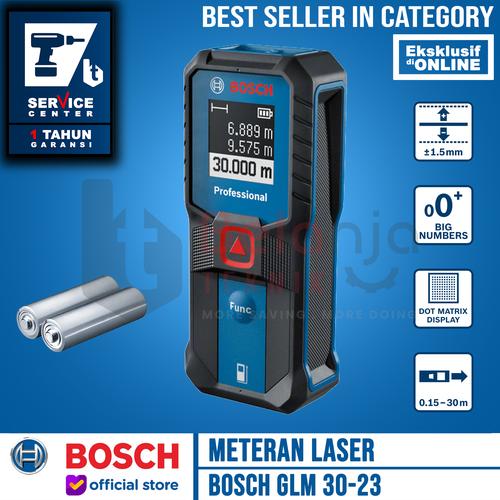[EZM.3500807] Bosch Meteran Laser Measure Digital GLM 30-23 Rangefinder 30 Meter