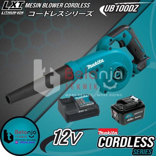 [EZM.3500810] Makita Mesin Blower Cordless UB100DZ 12V Hand Blower Set Baterai 4 AH
