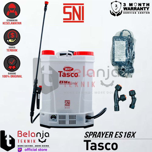 [EZM.3500821] Tasco Knapsack Sprayer ES16X Elektrik Alat Semprot Hama ES 16 Liter
