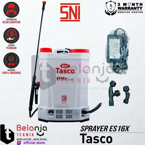 [EZM.3500821] Tasco Knapsack Sprayer ES16X Elektrik Alat Semprot Hama ES 16 Liter