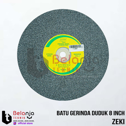 [EZM.3500840] Zeki Batu Gerinda Duduk 8 Inch Bench Grinder Batu Asah Poles 8" In