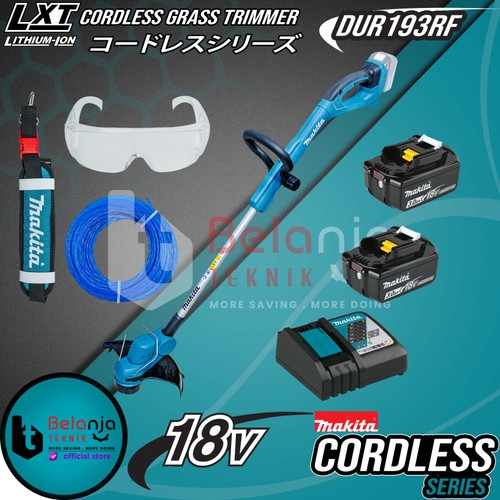 [EZM.3500845] Makita Cordless Grass Trimmer DUR193RF Mesin Potong Rumput 18V DUR 193