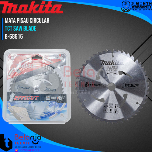 [EZM.3500846] Makita Pisau Circular TCT Saw Blade Efficut 185 MM Mata Potong Kayu