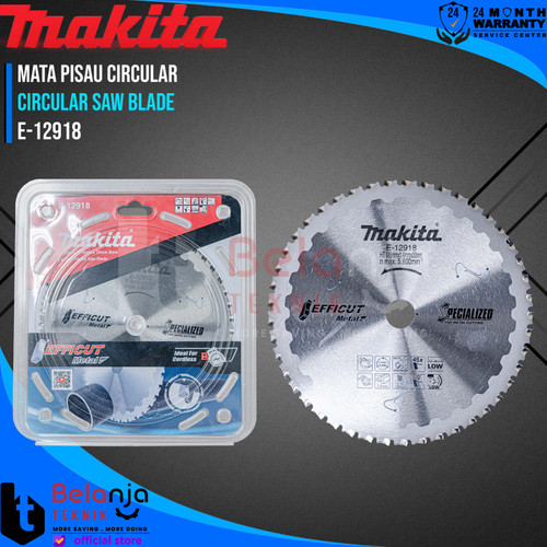 [EZM.3500847] Makita Pisau Circular Saw Blade Efficut Metal 185 MM Mata Potong Besi