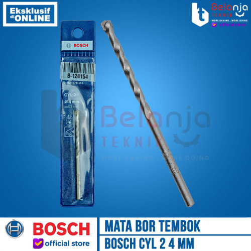 [EZM.3505704] Bosch Mansory Drill Bits CYL-2 4 X 75 MM Mata Bor Beton Tembok 4MM