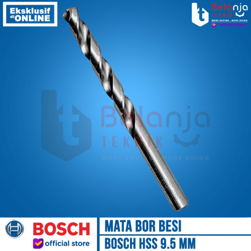 [EZM.3505708] Bosch Mata Bor Besi 9.5mm HSS-G HSS G 9.5 mm Metal Drill Bits Bosch